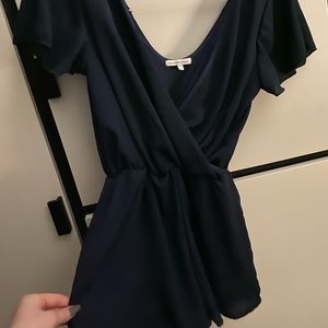 Dark Blue Romper